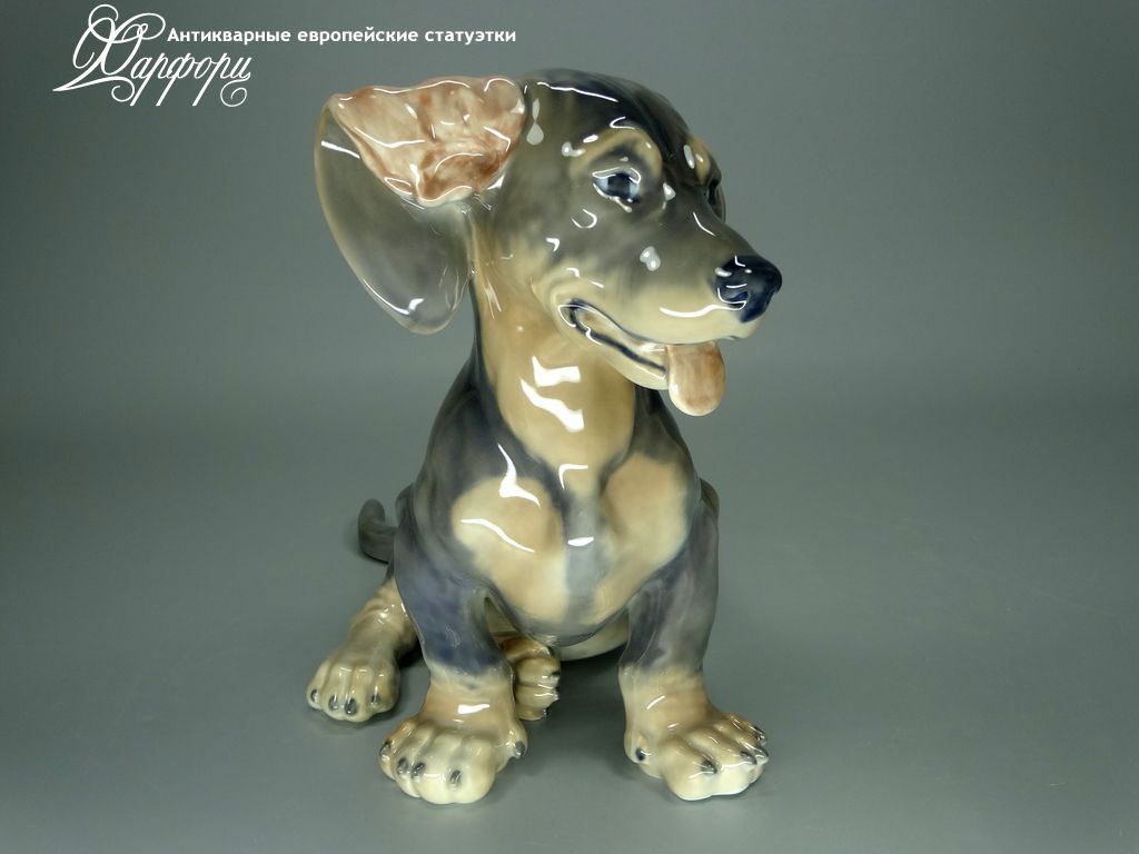 Купить фарфоровую статуэтку B&G Copenhagen Щенок таксы